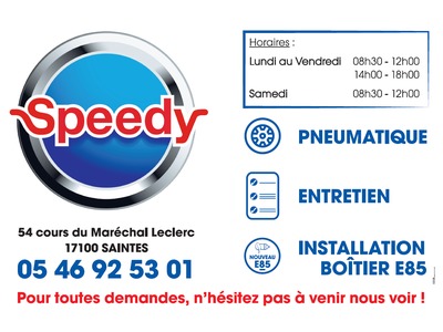 Illustration du partenaire SPEEDY SAINTES